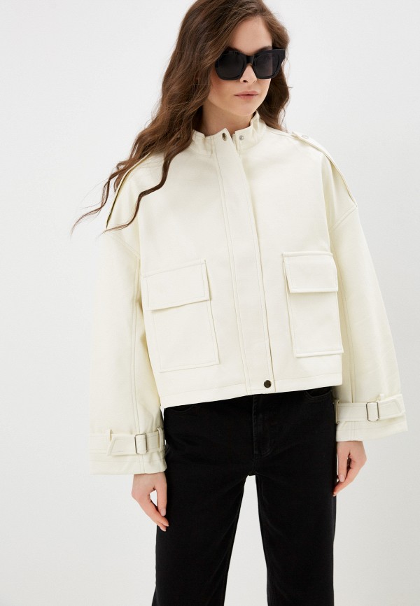 

Куртка кожаная UnicoModa, Бежевый