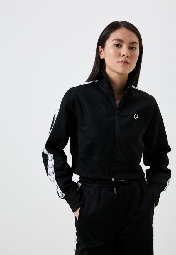 Олимпийка Fred Perry черного цвета