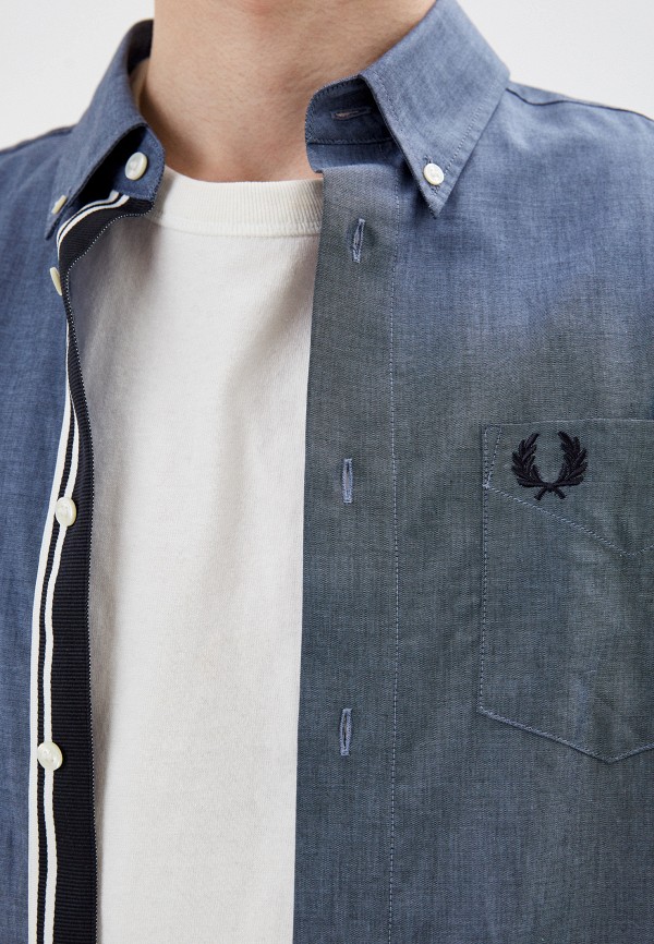 Рубашка Fred Perry синий, размер 48, фото 4