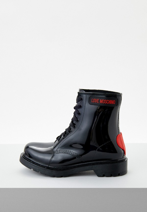 фото Резиновые ботинки love moschino