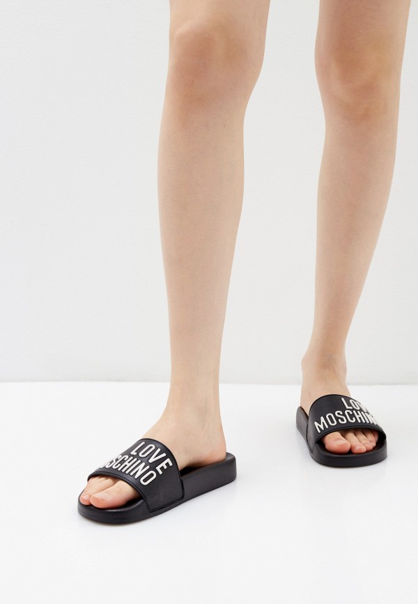 фото Сланцы love moschino