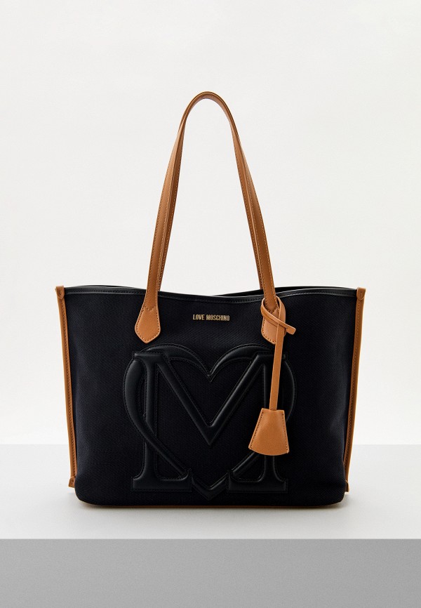 

Сумка и брелок Love Moschino, Черный