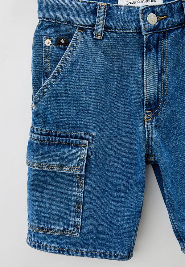 Шорты для мальчика джинсовые Calvin Klein Jeans IB0IB01606 Фото 3