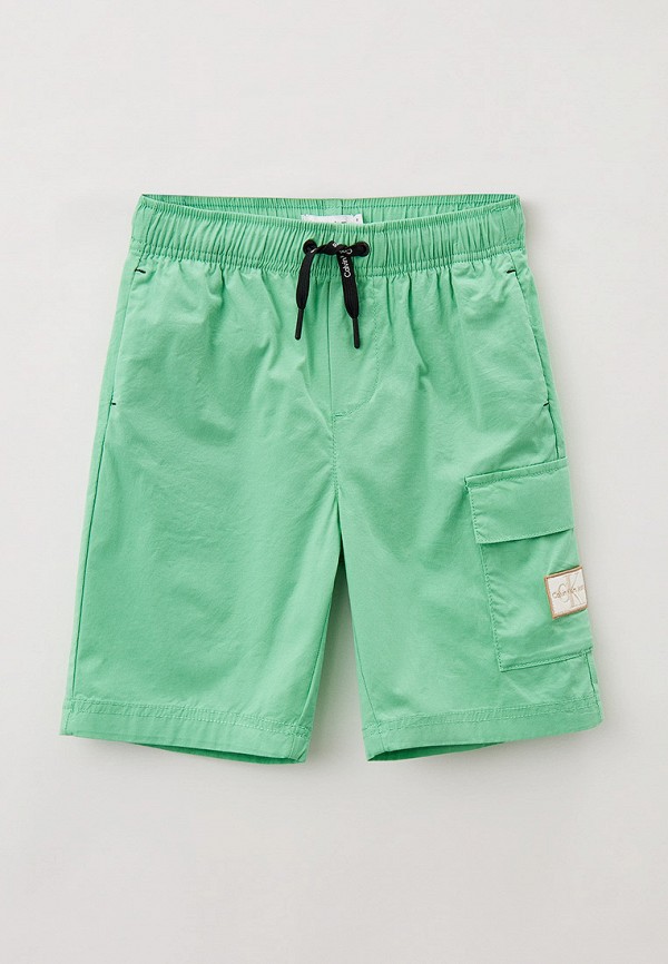 Шорты Calvin Klein Jeans зеленого цвета