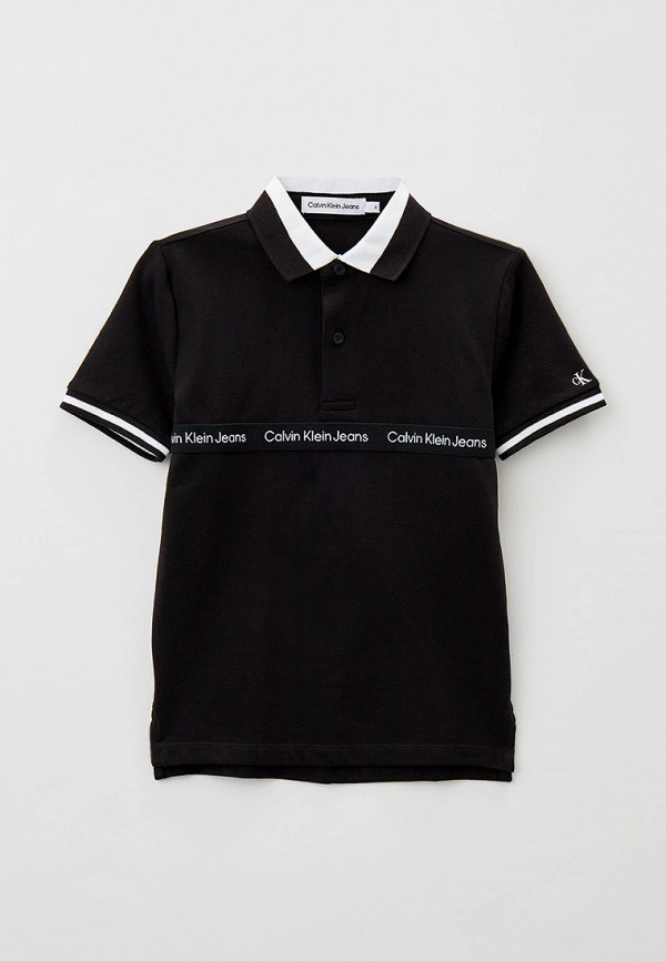 

Поло Calvin Klein Jeans, Черный