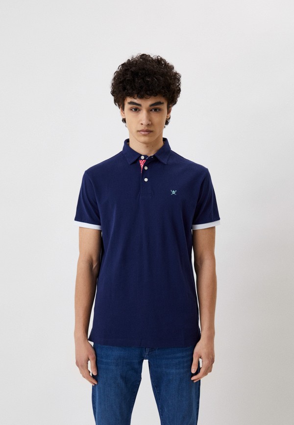 

Поло Hackett London, Синий, SWIM TRIM PLKT POLO