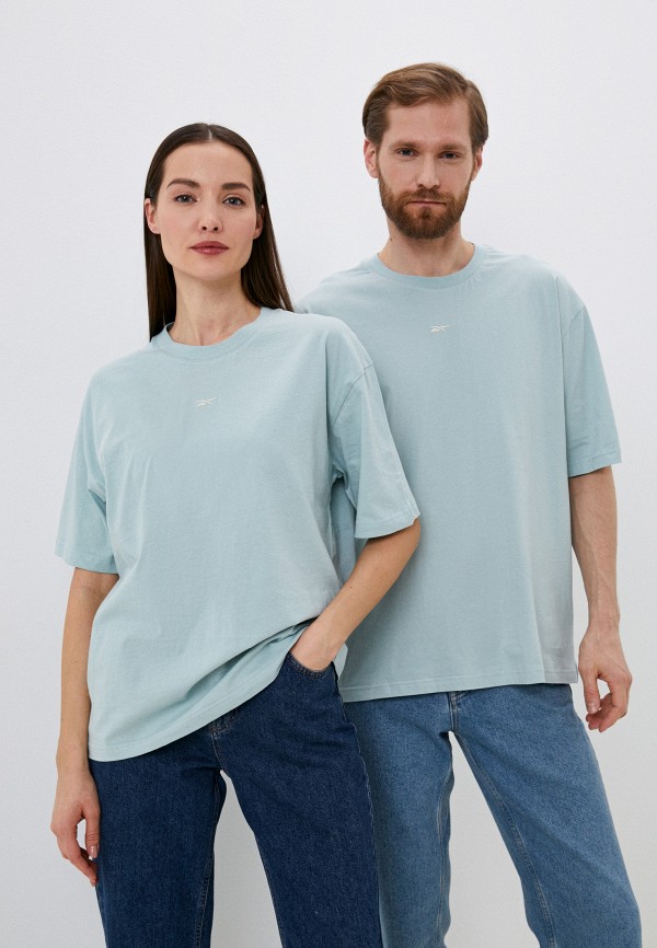 

Футболка Reebok, Бирюзовый, CL WDE TEE