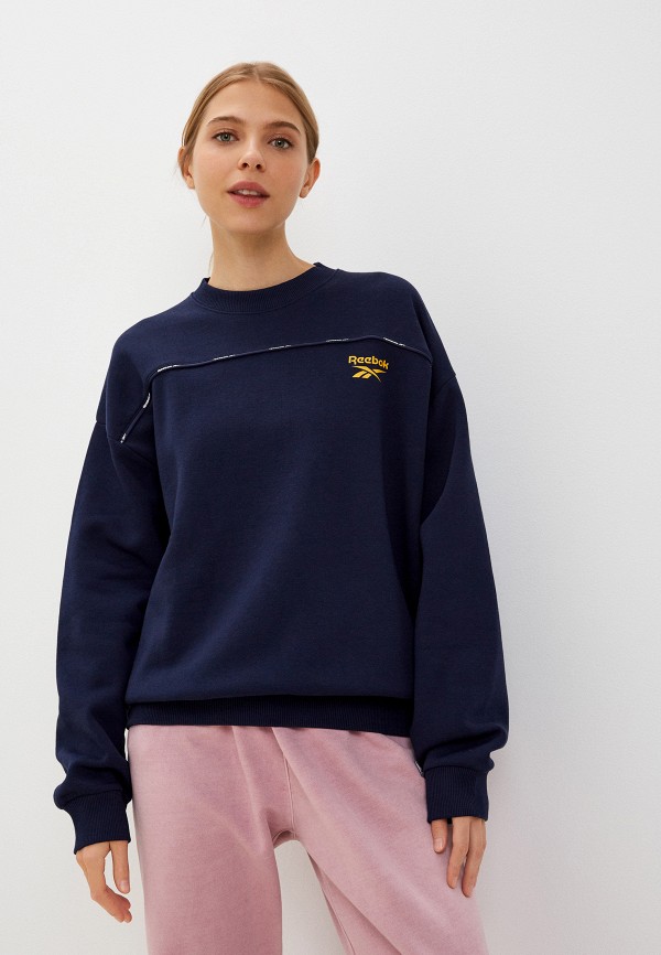 

Свитшот Reebok, Синий, Piping Pack Crewneck