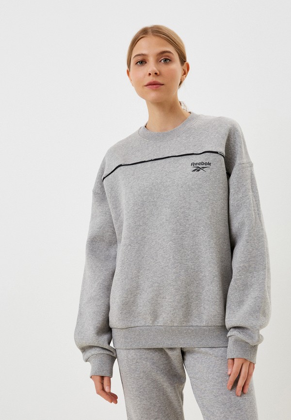 

Свитшот Reebok, Серый, Piping Pack Crewneck
