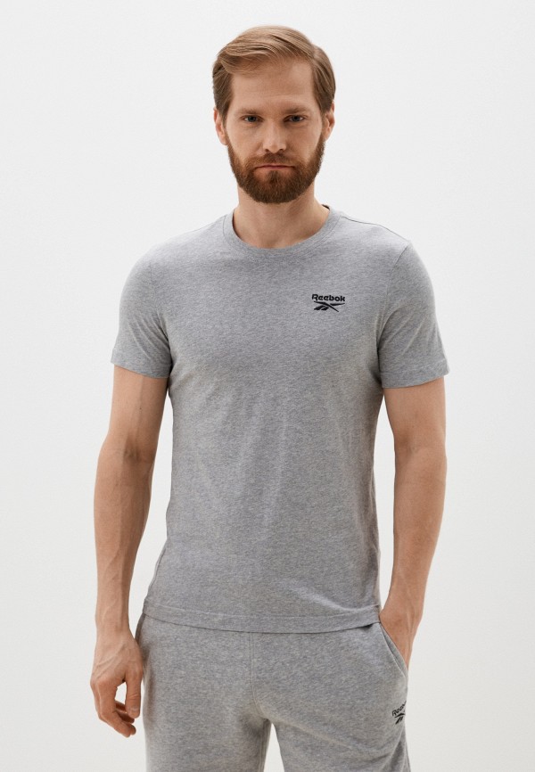 

Футболка Reebok, Серый, RI LEFT CHEST LOGO TEE