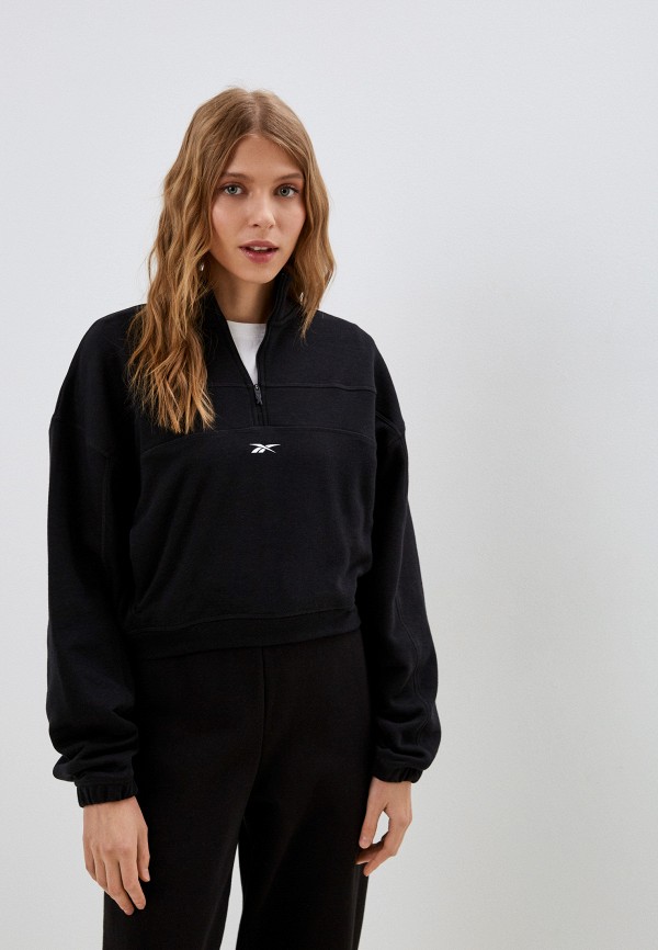 

Олимпийка Reebok, Черный, WOR KNIT 1/4 ZIP