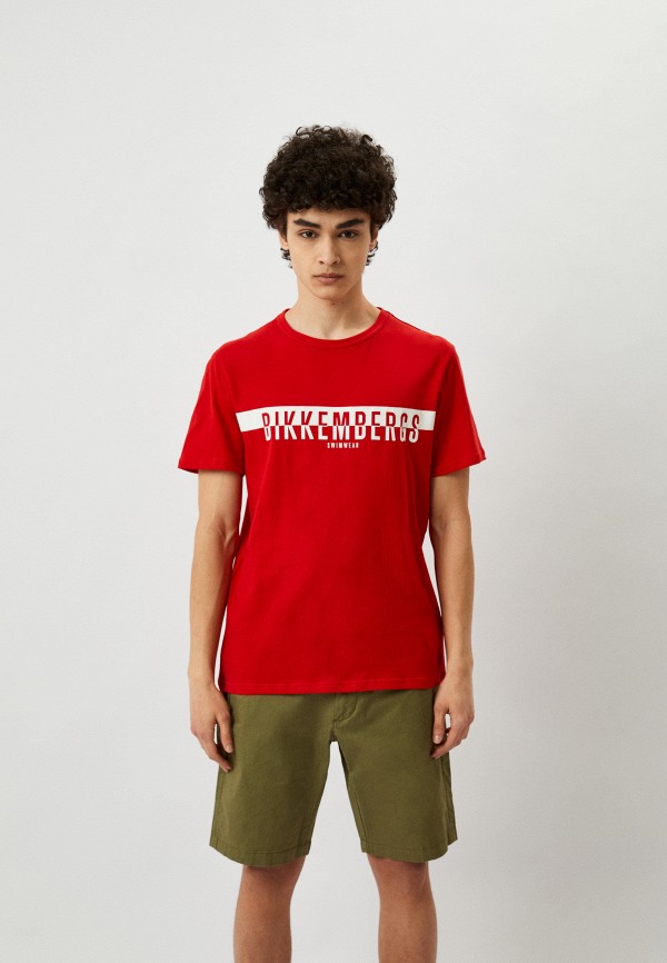 

Футболка Bikkembergs, Красный