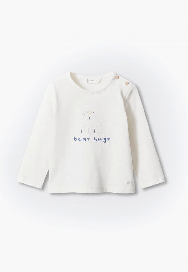 

Лонгслив Mango Kids, Белый, HUGS