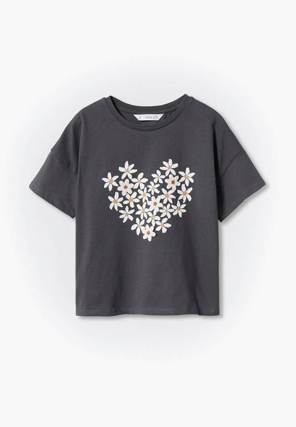 

Футболка Mango Kids, Серый, MARGA