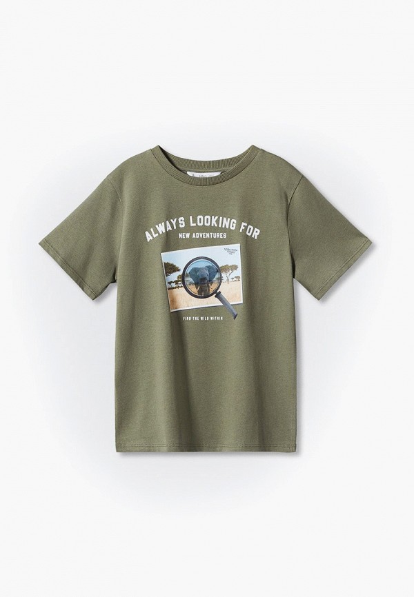 

Футболка Mango Kids, Хаки, LOOK