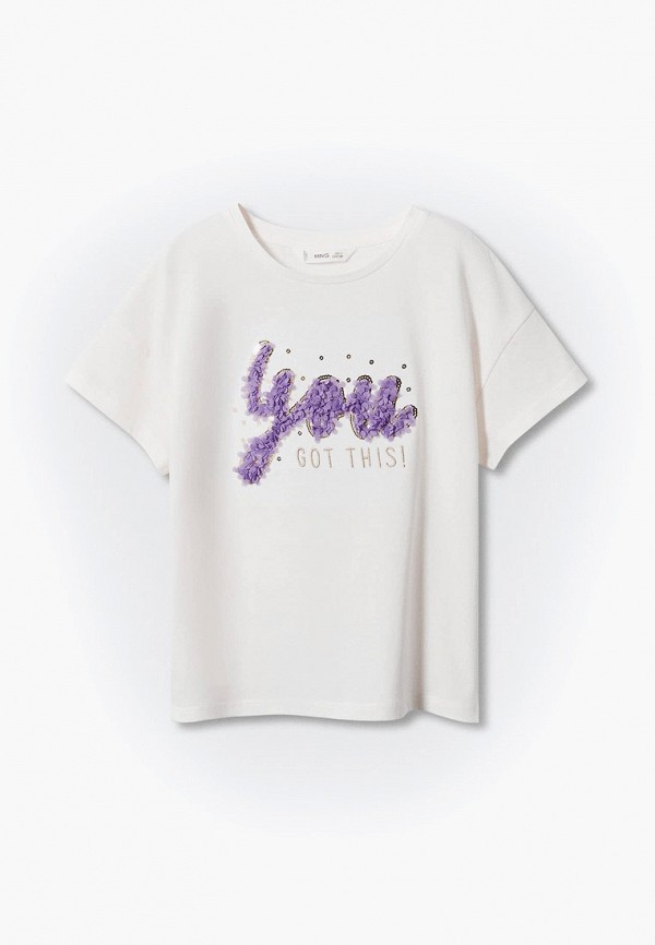 

Футболка Mango Kids, Белый, YOU