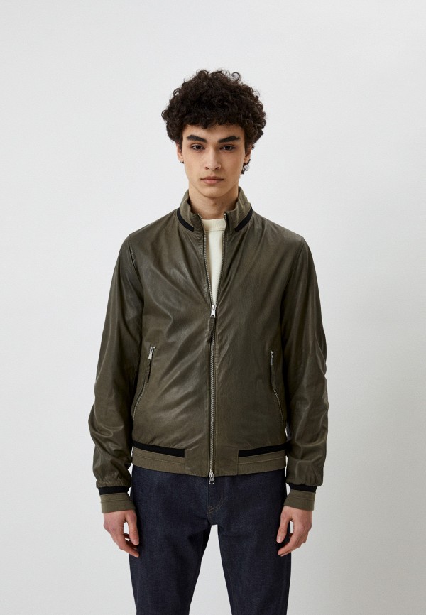 

Куртка кожаная Blouson, Хаки