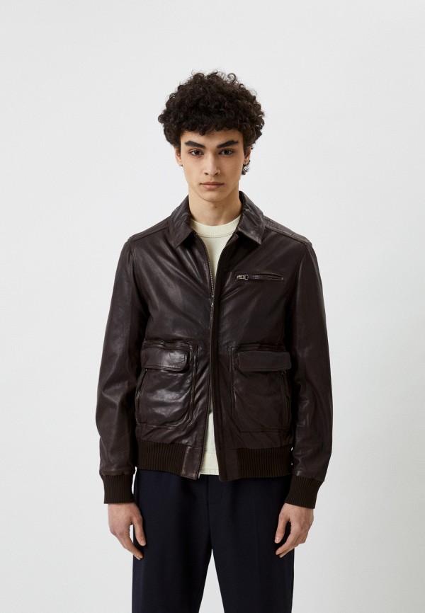 Куртка кожаная  Blouson