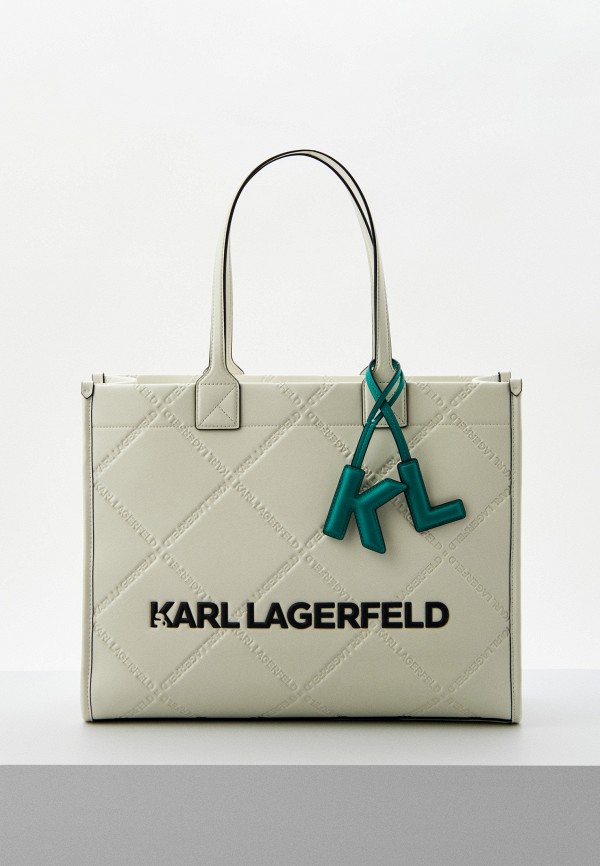 

Сумка и брелок Karl Lagerfeld, Белый