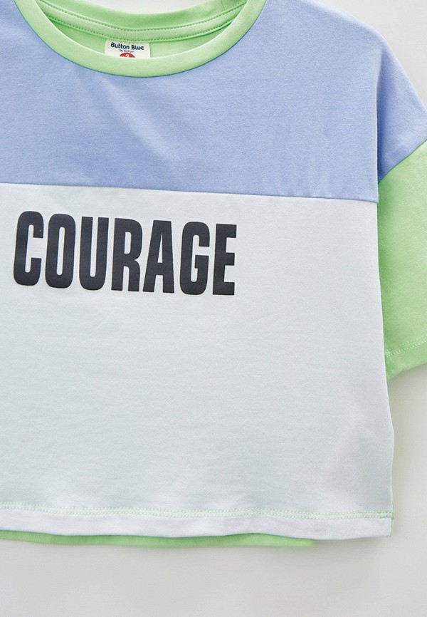 Футболка Button Blue разноцветный, размер 140, фото 3