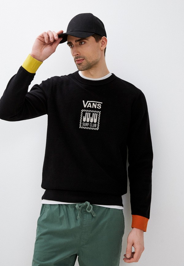 

Свитшот Vans, Черный, JUJU SURF CLUB CREW
