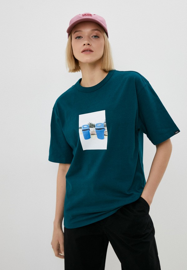 

Футболка Vans, Зеленый, CURREN X KNOST