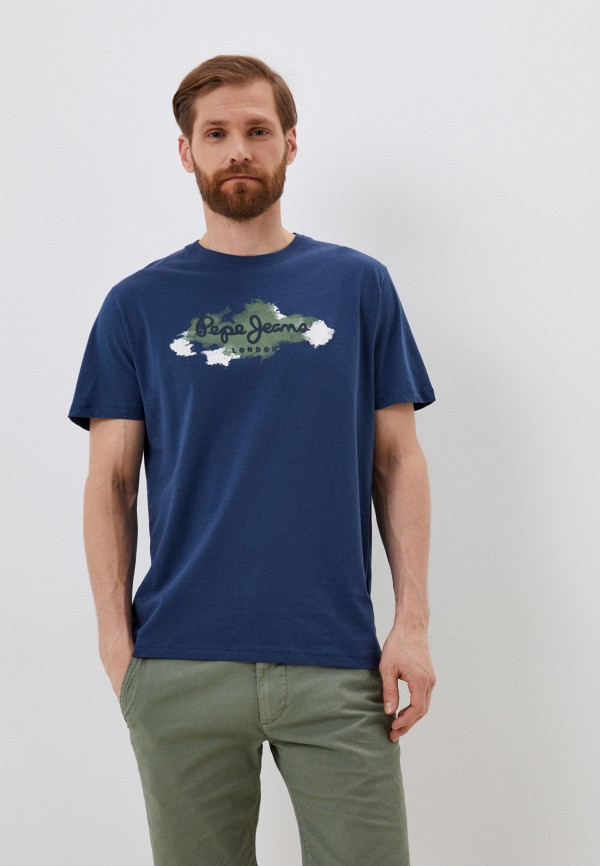 

Футболка Pepe Jeans, Синий, RAFFAEL