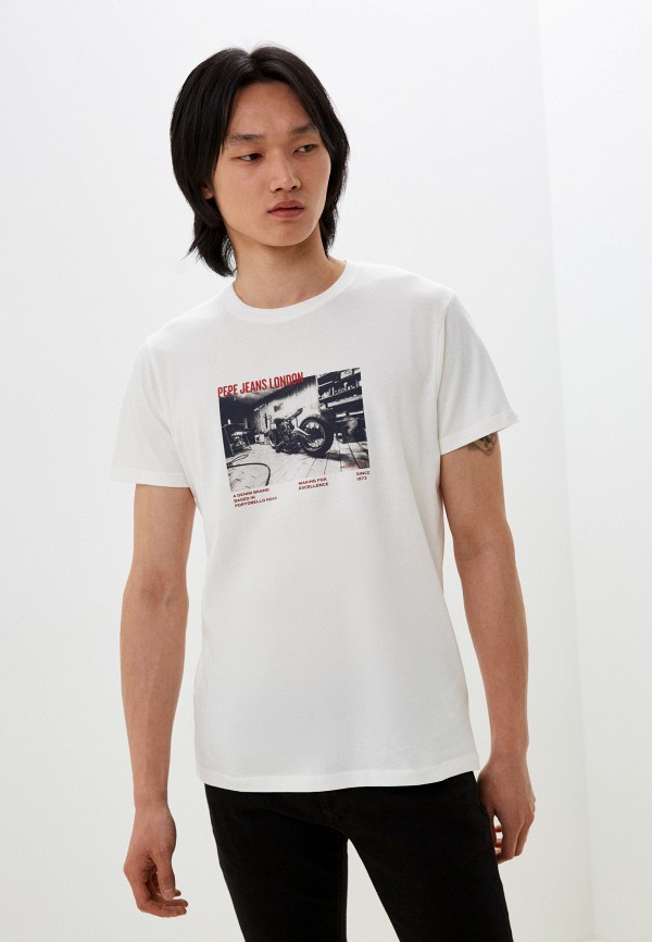 

Футболка Pepe Jeans, Белый, RAHMON