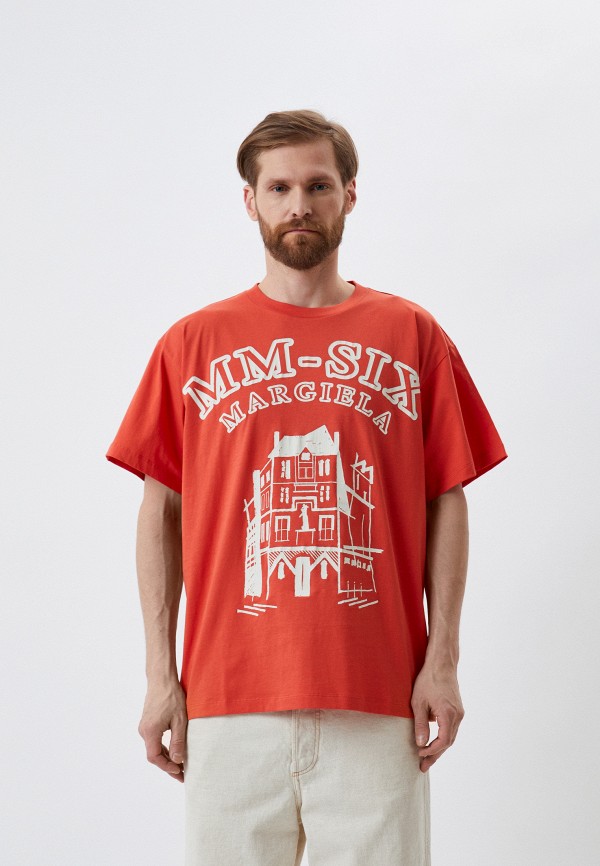 

Футболка MM6 Maison Margiela, Красный