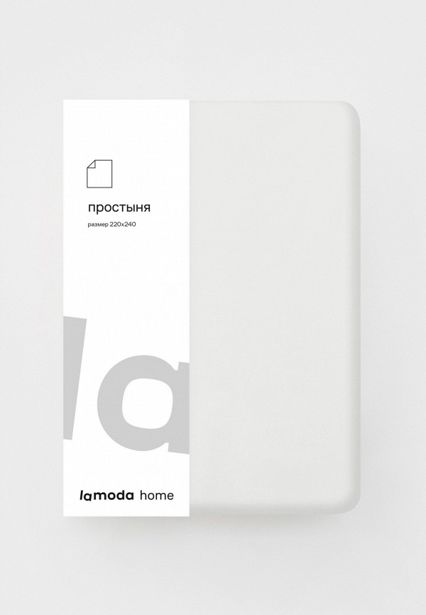 Простыня Евро Lamoda Home белый, размер 00, фото 5
