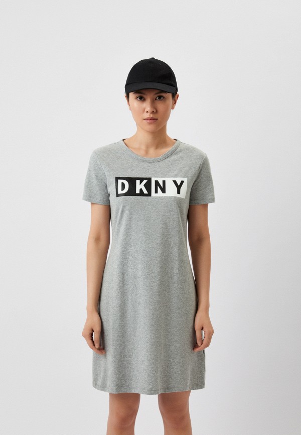 Платье DKNY серого цвета