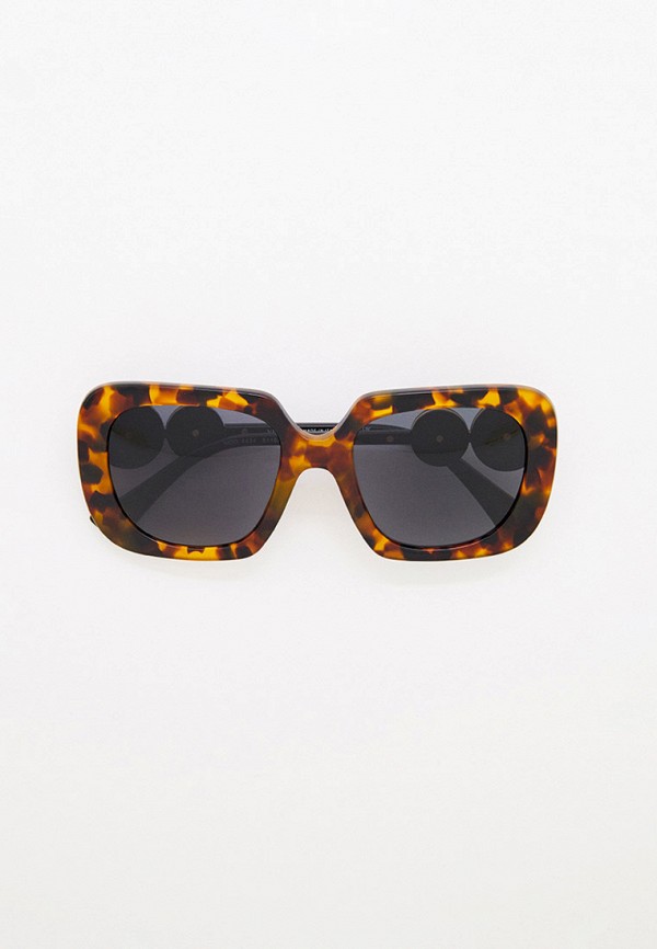 Очки солнцезащитные Versace коричневого цвета