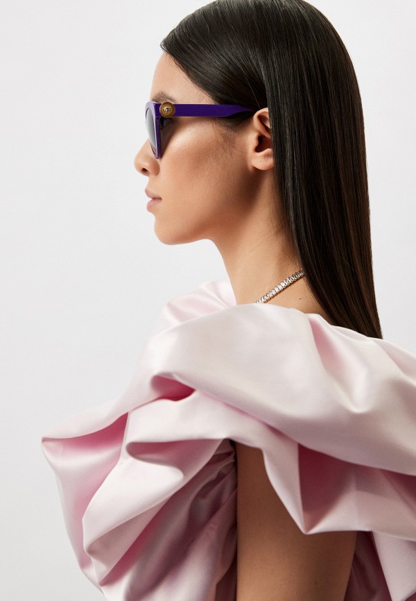 Очки солнцезащитные Versace фиолетовый, размер 52, фото 6