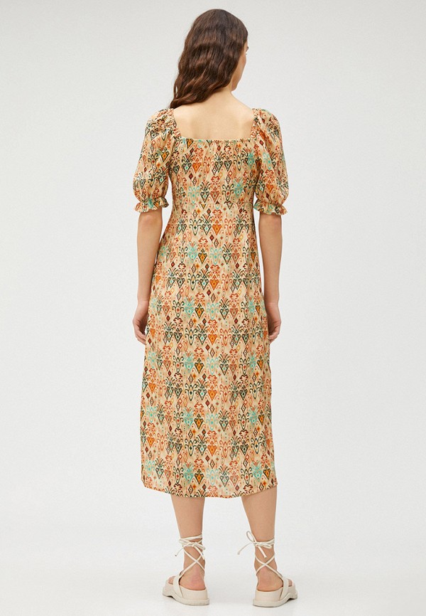 Платье Koton бежевый, размер 42, фото 2