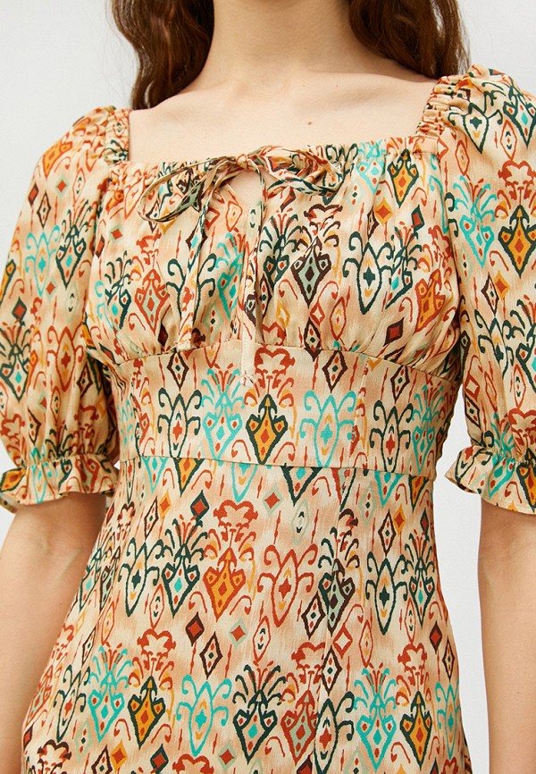 Платье Koton бежевый, размер 42, фото 3