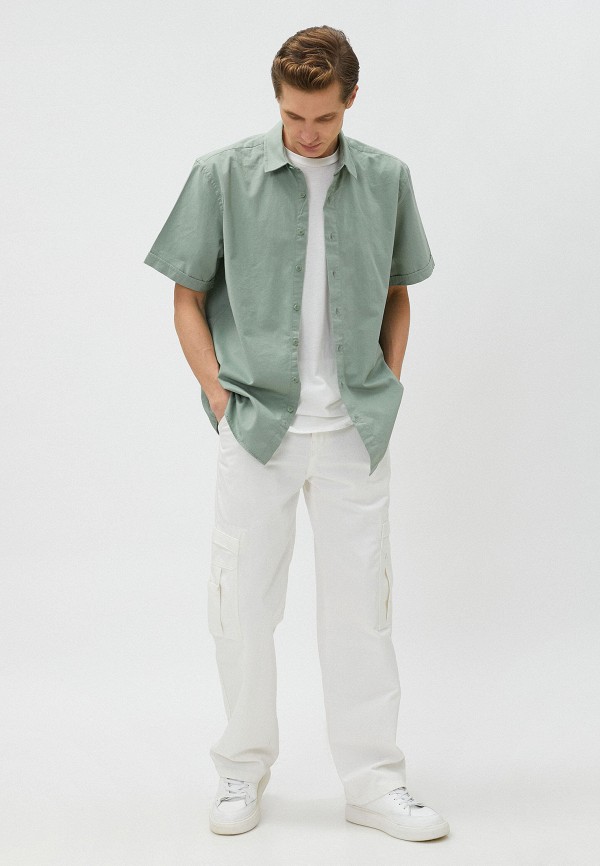 Рубашка Koton зеленый, размер 48, фото 2