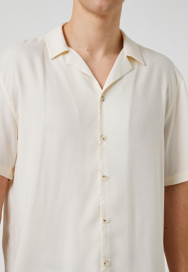 Рубашка Koton бежевый, размер 56, фото 4