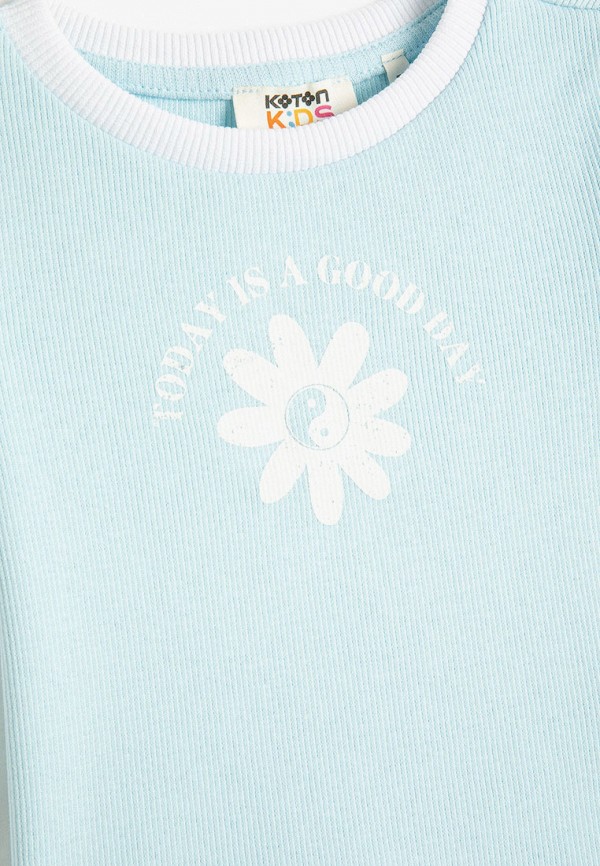 Футболка Koton голубой, размер 13, фото 3