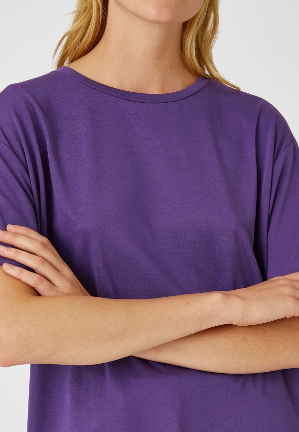 Футболка Koton фиолетовый, размер 48, фото 3