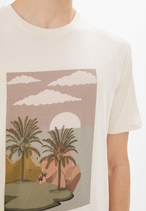 Футболка LTB бежевый, размер 48, фото 3