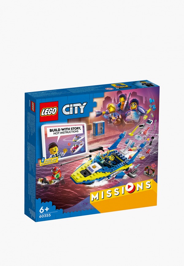 

Конструктор City LEGO, Разноцветный, “Детективные миссии водной полиции”