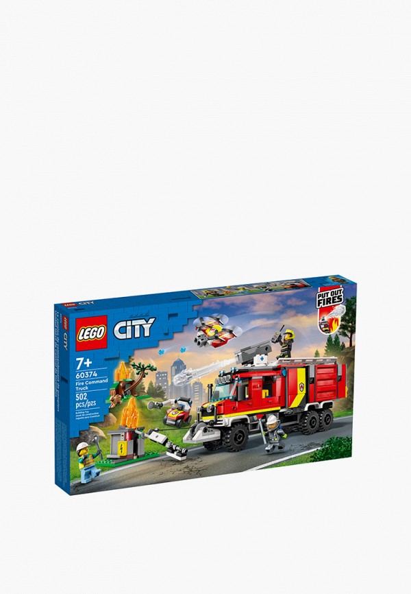 

Конструктор City LEGO, Разноцветный, «Машина пожарного расчета»