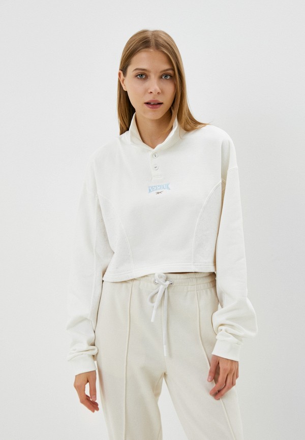 

Олимпийка Reebok, Белый, VARSITY COVERUP
