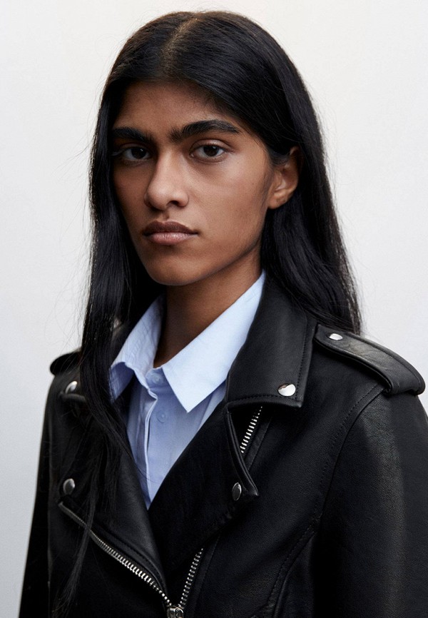 фото Куртка кожаная mango