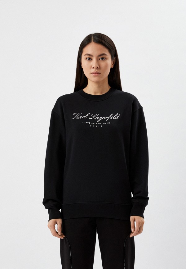 

Свитшот Karl Lagerfeld, Черный, HOTEL KARL