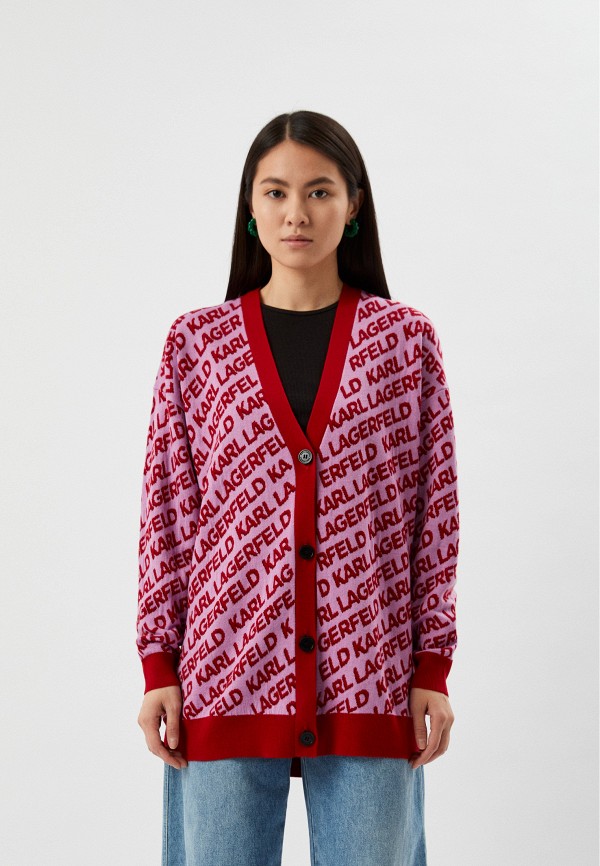 

Кардиган Karl Lagerfeld, Розовый