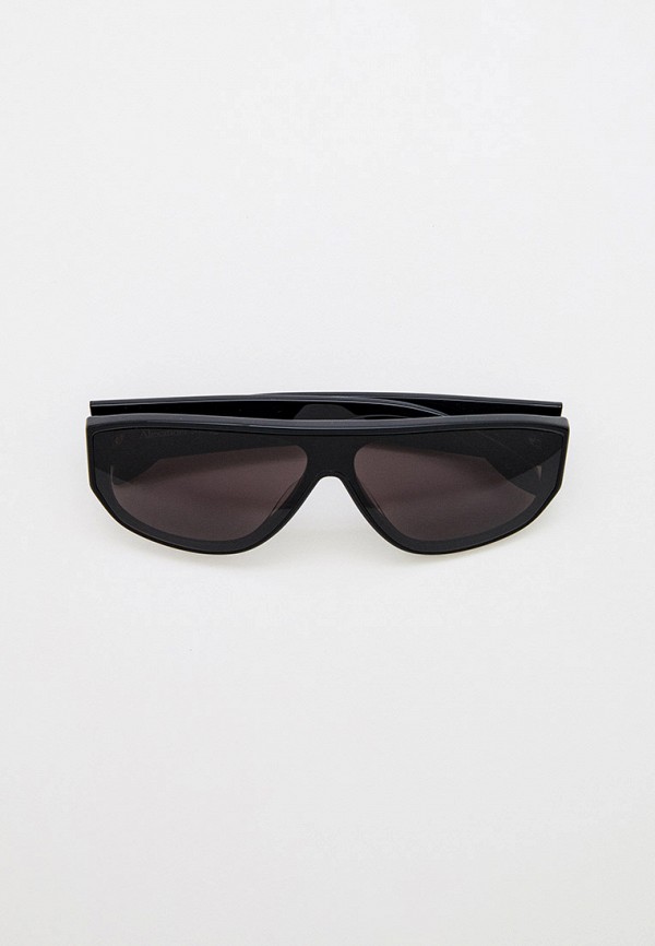 Очки солнцезащитные Alexander McQueen черного цвета