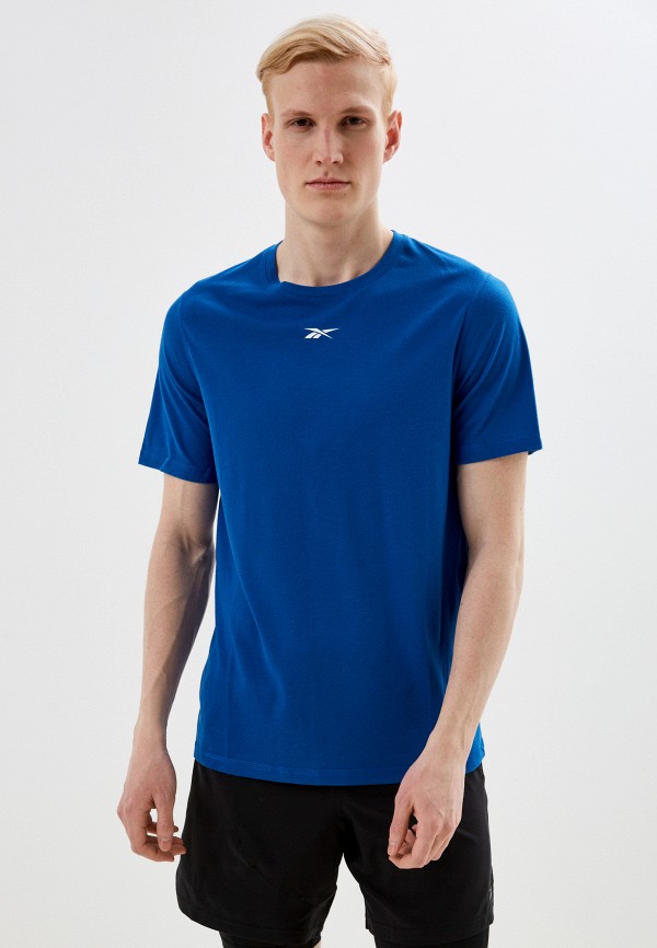 

Футболка спортивная Reebok, Синий, TRAIN SUP TEE