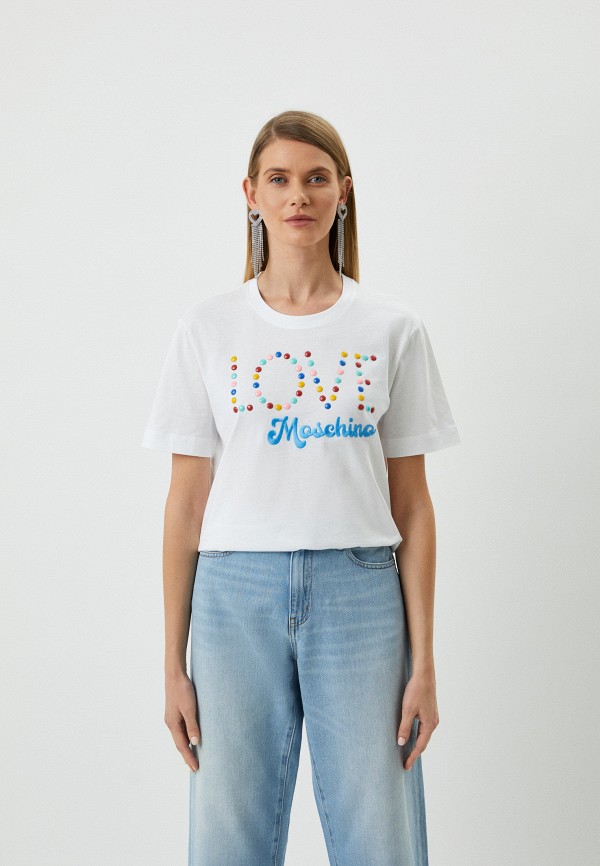 

Футболка Love Moschino, Белый