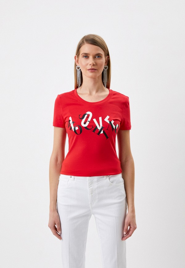 

Футболка Love Moschino, Красный